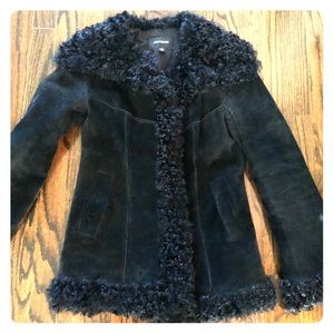 Express Suede Fur lined winter jacket